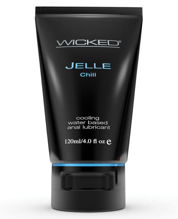Wicked Sensual Care Jelle Chill Water Based Anal Gel Lubricant - 4 oz