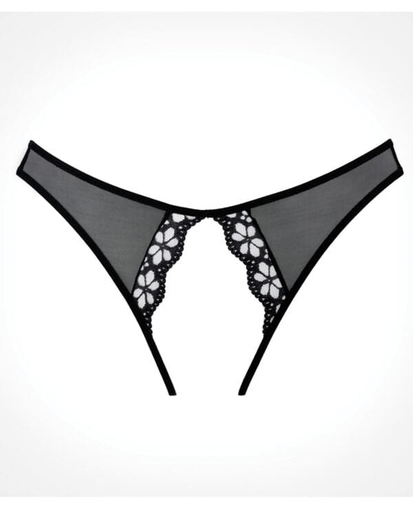 Adore Mirabelle Plum Panty Black O/S - Image 3
