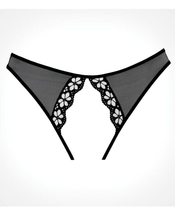 Adore Mirabelle Plum Panty Black O/S - Image 4