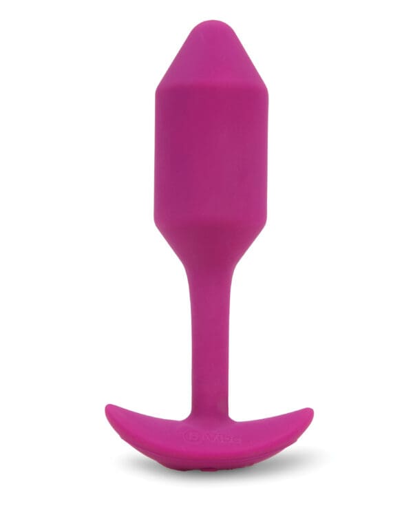 b-Vibe Vibrating Weighted Snug Plug M - 112 g Rose - Image 3