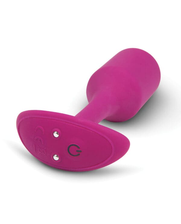 b-Vibe Vibrating Weighted Snug Plug M - 112 g Rose - Image 4