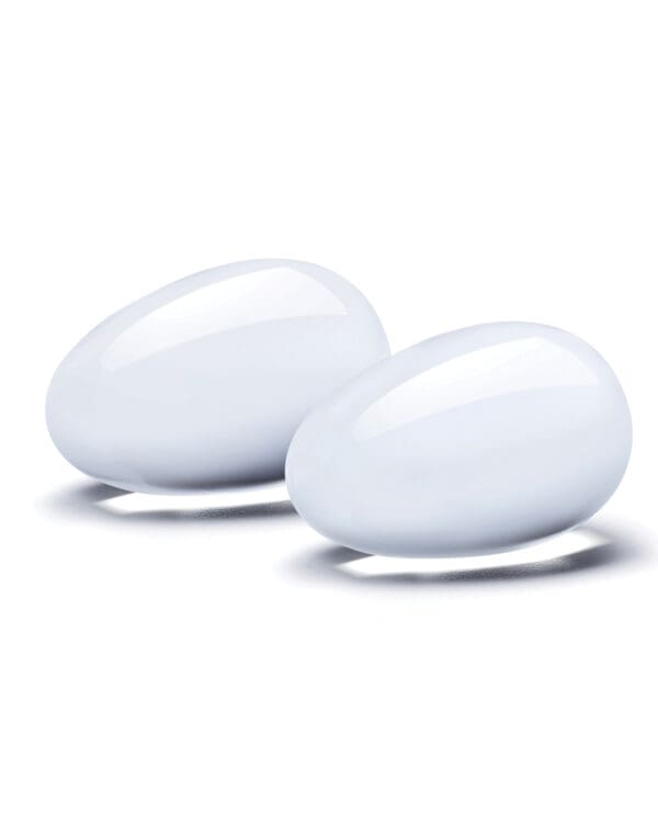 Glas 2 pc Glass Yoni Eggs Set - Clear - Image 3