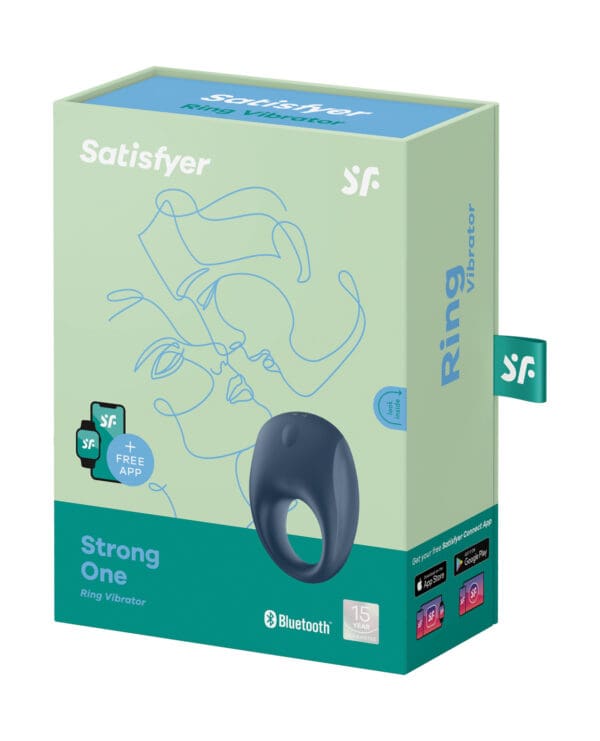 Satisfyer Strong One w/Bluetooth App - Blue - Image 5