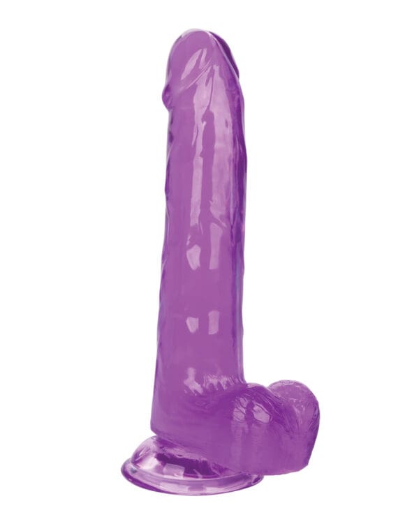 Size Queen 8" Dildo - Purple - Image 3