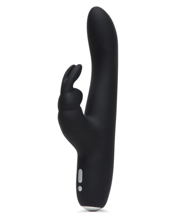 Fifty Shades of Grey Greedy Girl Rechargeable Slimline Rabbit Vibrator - Black - Image 2