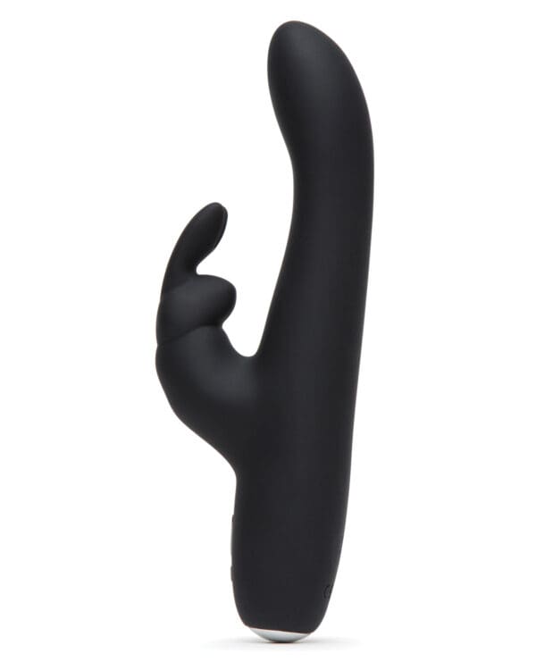 Fifty Shades of Grey Greedy Girl Rechargeable Slimline Rabbit Vibrator - Black - Image 3