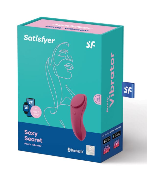 Satisfyer Sexy Secret Panty Vibrator - Red Wine - Image 5