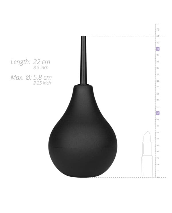 Nexus Non-Return Valve Anal Douche - 224 ml Black - Image 4
