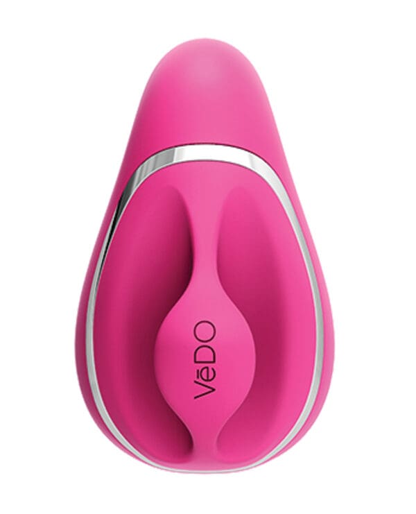 VeDO Suki Rechargeable Vibrating Sucker - Foxy Pink - Image 4
