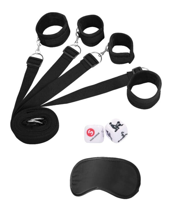 Shots Ouch Bed Restraint System - Black - Image 3