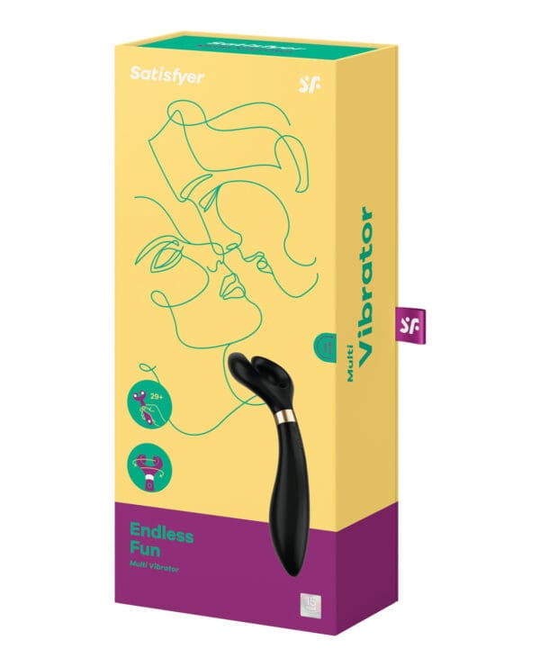 Satisfyer Endless Fun Multi Vibrator - Black - Image 3