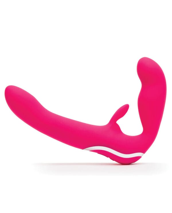 Happy Rabbit Strapless Strap on Rabbit Vibe - Pink - Image 3