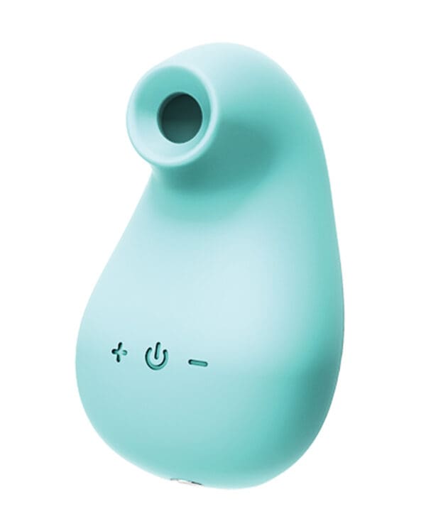 VeDO Suki Rechargeable Vibrating Sucker - Tease Me Turquoise - Image 3