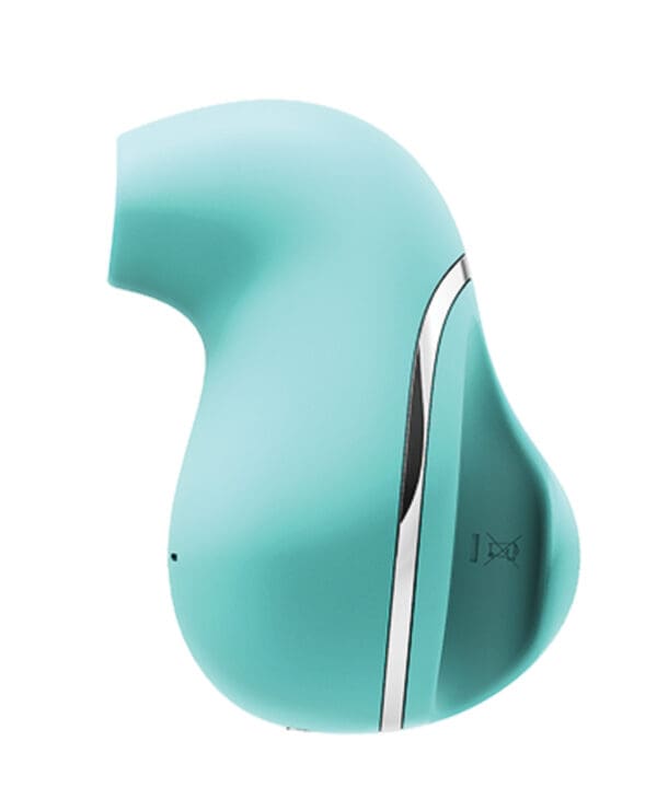 VeDO Suki Rechargeable Vibrating Sucker - Tease Me Turquoise - Image 5