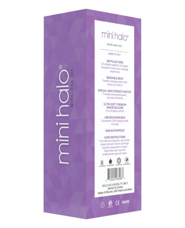Mini Halo Wireless 20x Wand - Amethyst - Image 2