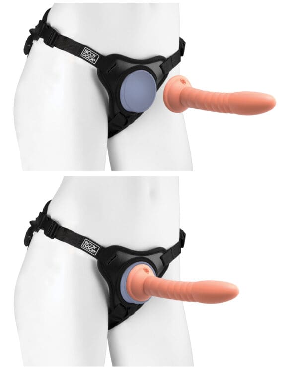 Dillio Platinum Body Dock SE Strap On Harness - Black - Image 5