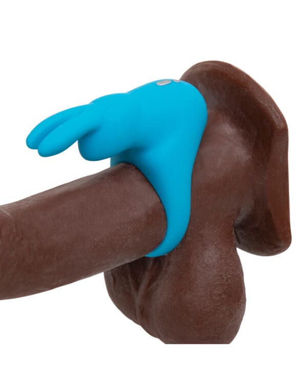 Happy Rabbit Rechargeable Cock Ring - Blue - Image 3