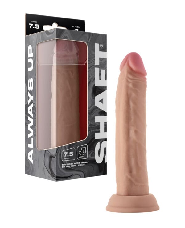 Shaft Model J Flexskin Liquid Silicone 7.5" Dong - Pine