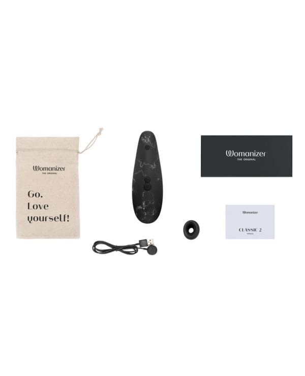 Womanizer Classic 2 Marilyn Monroe Special Edition - Black Marble - Image 5