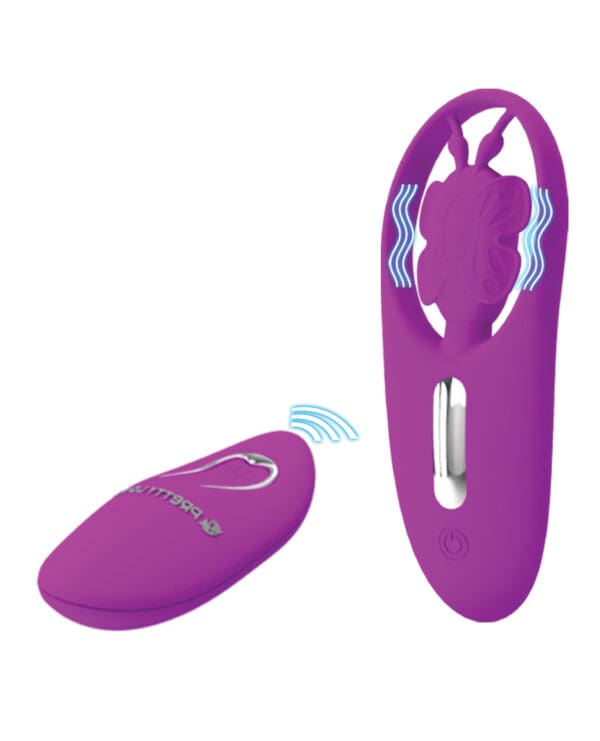 Pretty Love Dancing Butterfly Panty Vibe w/Free Panty - Fuchsia - Image 2