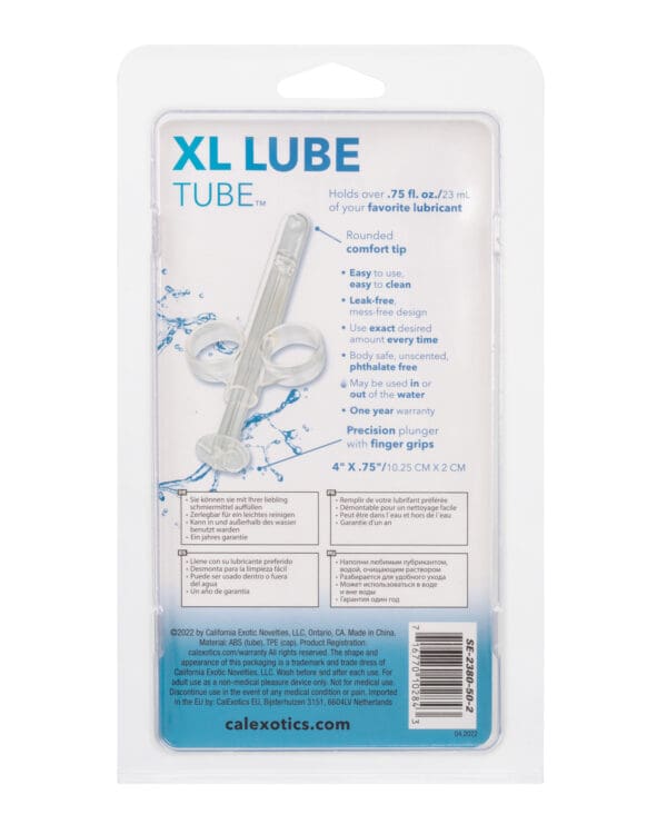 XL Lube Tube - Clear - Image 2