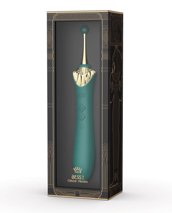 ZALO Bess 2.0 Clitoral Vibrator - Turquoise Green - Image 5