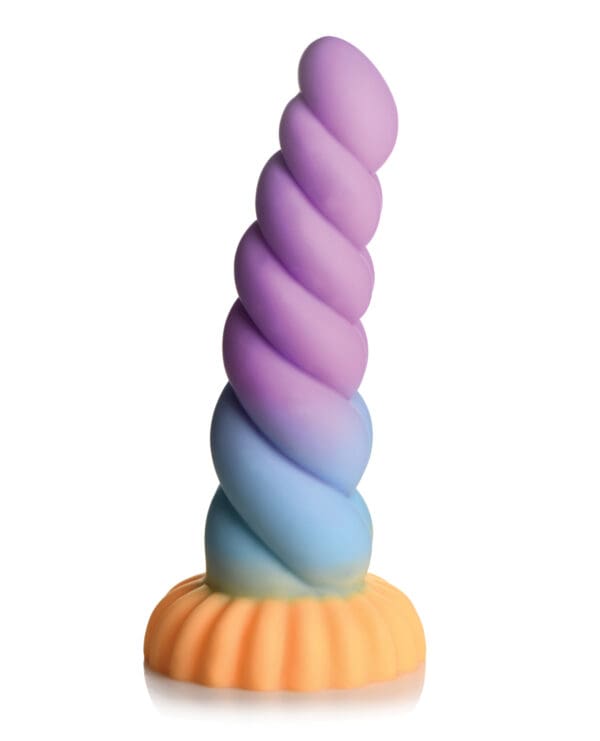 Creature Cocks Unicorn Silicone Dildo - Multi Color - Image 2