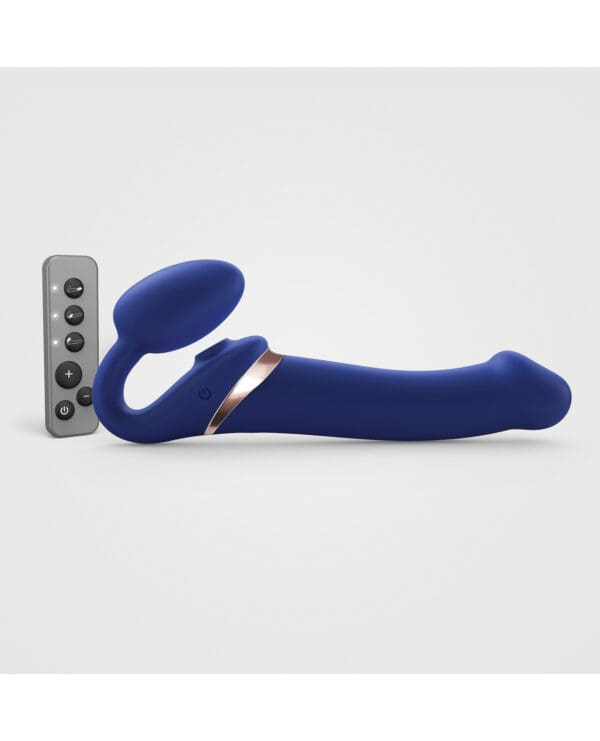 Strap on Me Multi Orgasm Bendable Strapless Strap on Large - Night Blue - Image 2