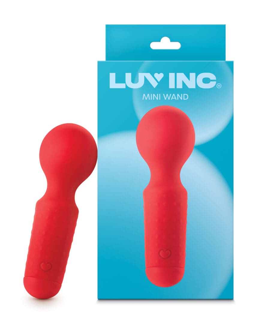 Luv Inc. 4" Mini Wand - Red