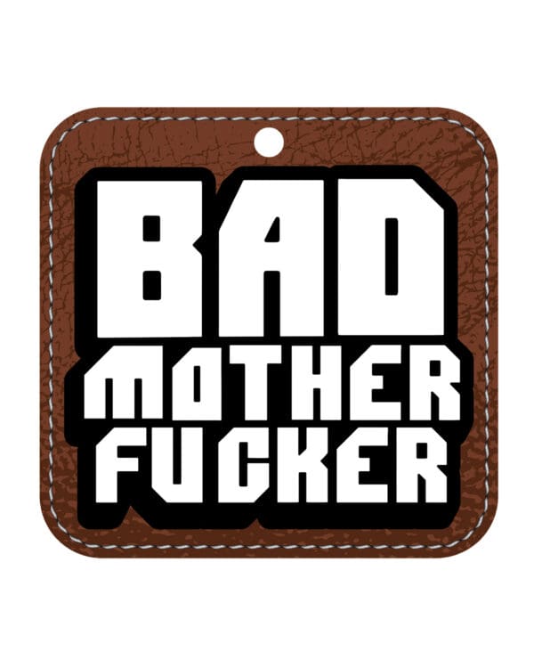 Wood Rocket Bad Mother Fucker Air Freshener - New Car Smell - Image 3
