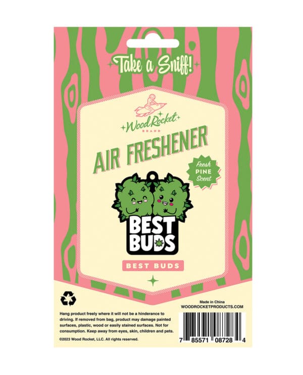 Wood Rocket Best Buds Air Freshener - Pine - Image 2
