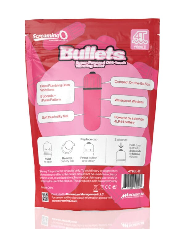 Screaming O 4T Bullet - Strawberry - Image 5