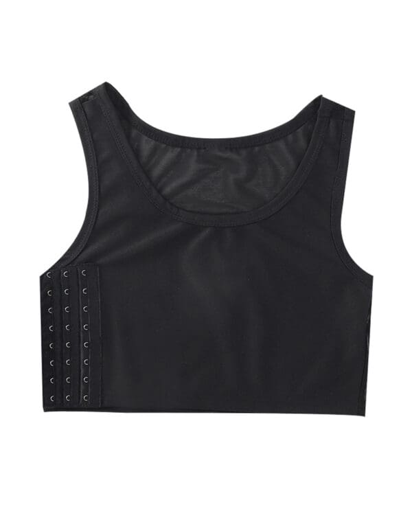 Gender Fluid Chest Compression Binder  - M Black - Image 2