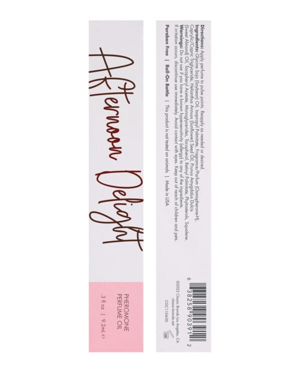 CGC Perfume Oil w/Pheromones - 9.2 ml Afternoon Delight - Image 3