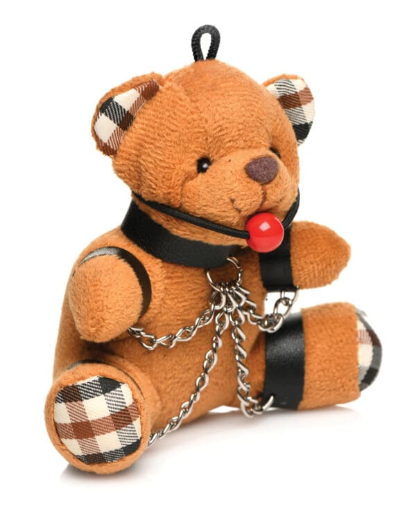 Master Series Gagged Teddy Bear Keychain - Image 3