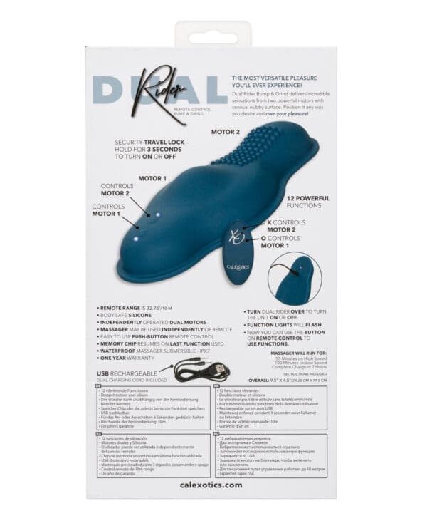 Dual Rider Remote Control Bump & Grind - Blue - Image 2