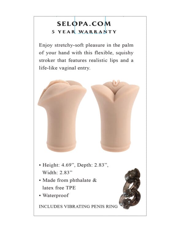Selopa Pocket Pleaser Stroker - Light - Image 5