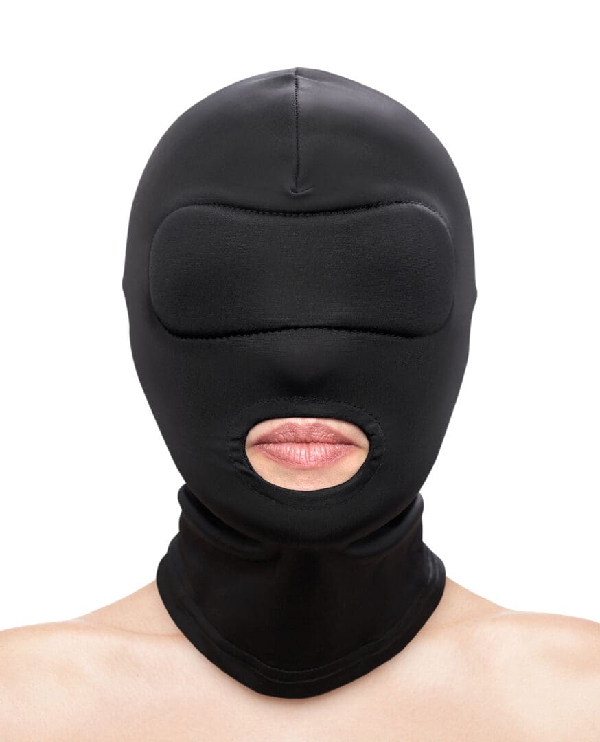 Fetish & Fashion Mouth Hood - Black
