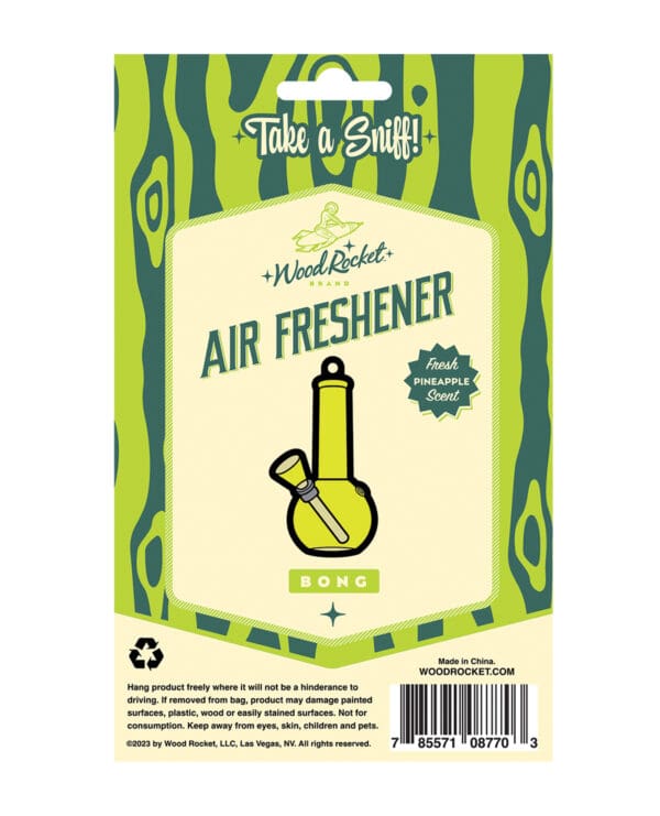 Wood Rocket Bong Air Freshener - Pineapple - Image 3