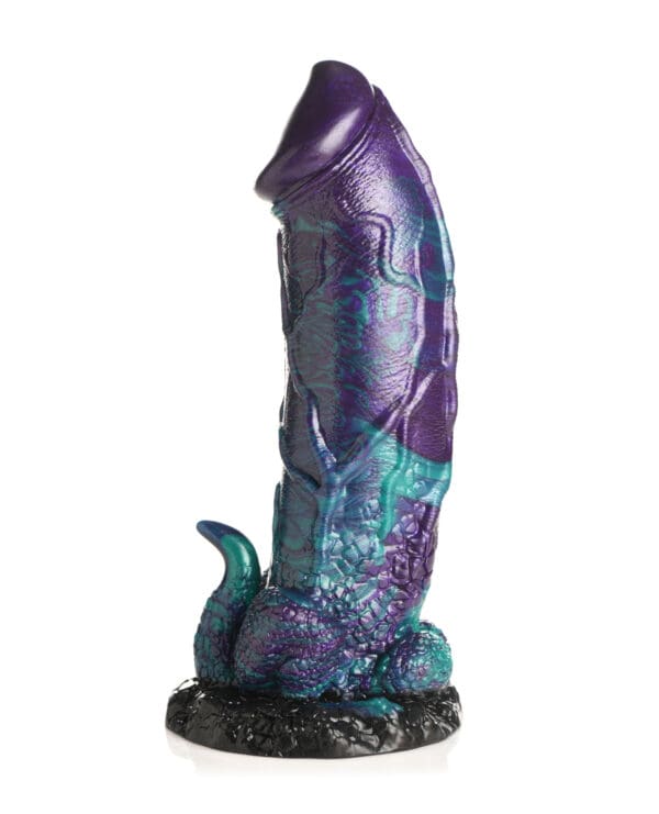Creature Cocks Dino Dick Silicone Dildo - XL Multi Color - Image 3