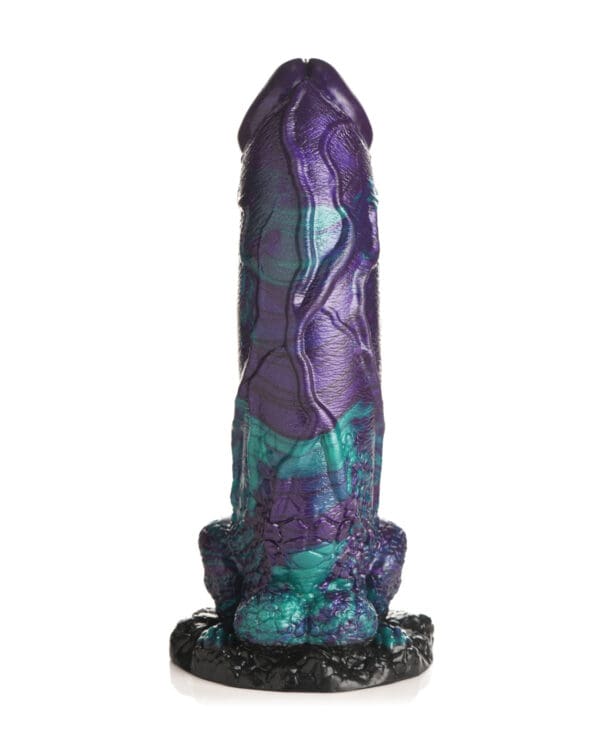 Creature Cocks Dino Dick Silicone Dildo - XL Multi Color - Image 4
