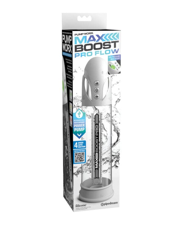 Pump Work Max Boost Pro - White/Clear