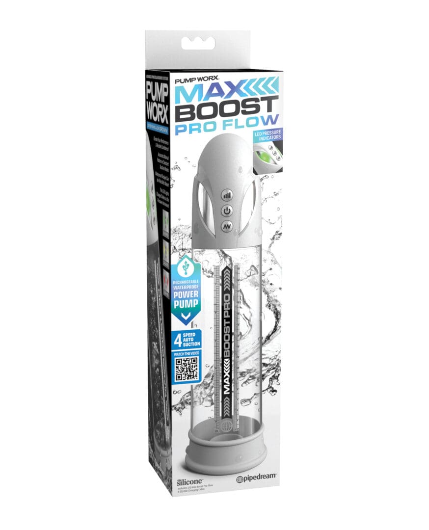 Pump Work Max Boost Pro - White/Clear