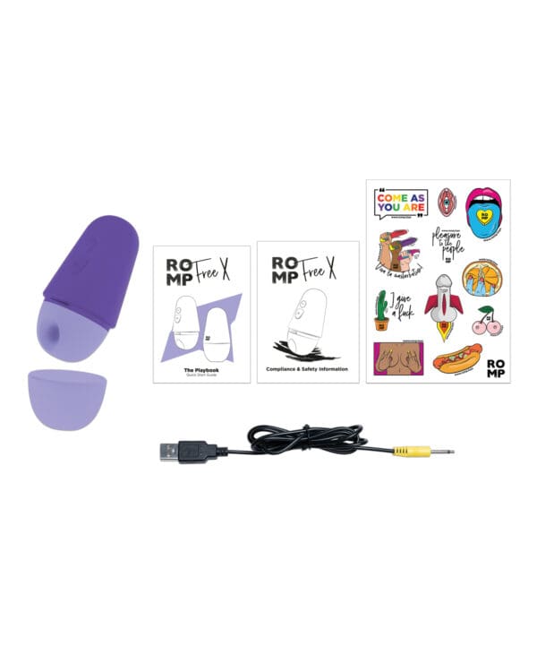 ROMP Free X Clitoral Vibrator - Purple - Image 4