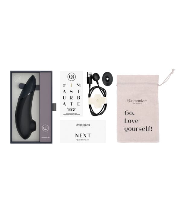 Womanizer Next 3D Climax Control Pleasure Air - Black - Image 5