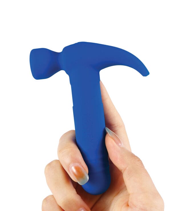 Love Tap the Hammer Vibrator - Blue - Image 3