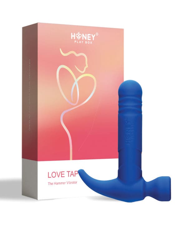 Love Tap the Hammer Vibrator - Blue - Image 5