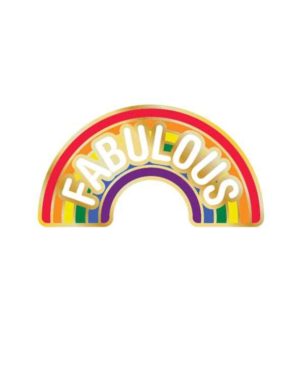 Wood Rocket Fabulous Enamel Pin - Image 2