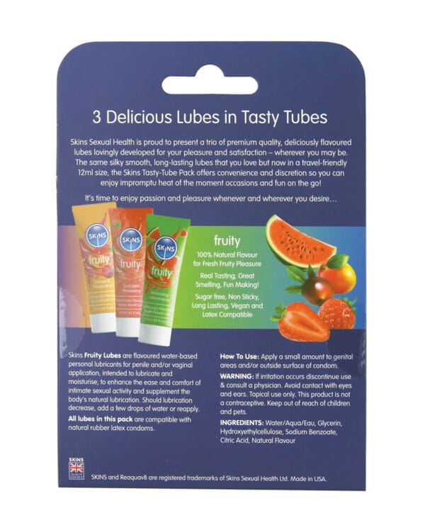 Skins Fruity Tubes - 12 ml Tubes Pack of 3 - Image 2