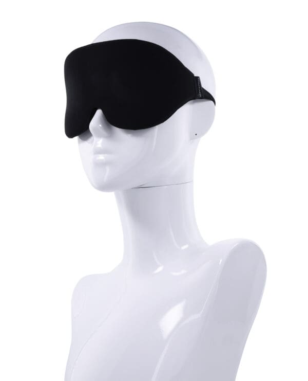 Sportsheets Blackout Memory Foam Blindfold - Black - Image 4